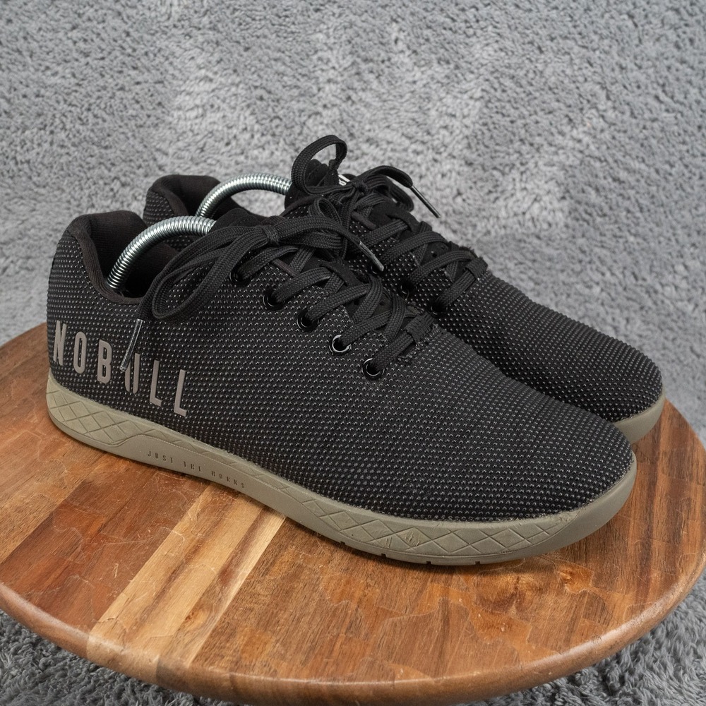 Nobull SuperFabric Trainer Shoes Mens 11 Black Outwork Crossfit Gym Minimalist